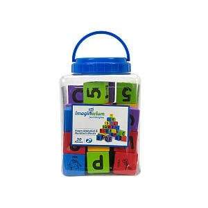 Imaginarium 30 Piece Alphabet & Numbers Foam Blocks