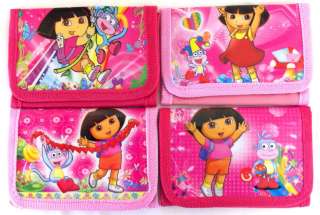 New Pink Dora The Explorer Tri fold Wallet Perfect as Party Favors LOW 