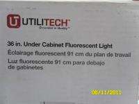 UTILITECH Under Cabinet Flourescent Light 36 inch Plug  