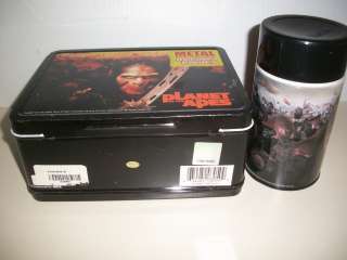 TIN LUNCH BOX, THERMOS, PLANET OF THE APES, MOVIE, TELIVISION, 20th 