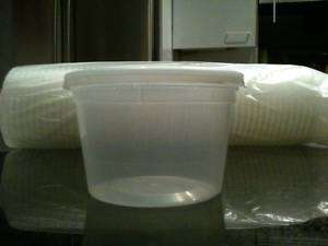 50 Plastic Food Containers with 50 Lids (16oz)  