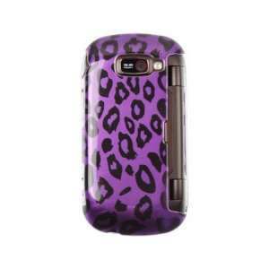   Purple and Black Leopard For LG Octane Cell Phones & Accessories