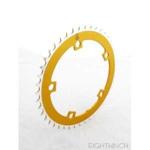 EIGHTHINCH 44T CHAINRING TRACK FIXED GEAR ROAD GOLD  