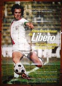 Libero FRANZ BECKENBAUER MOVIE POSTER 1973  