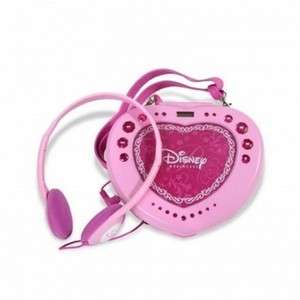 Disney P100CD Princess Portable Heart Shaped CD Player W/Strap  