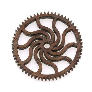   Steampunk Spiral Gear Pendant Component 1 Inch Arts, Crafts & Sewing