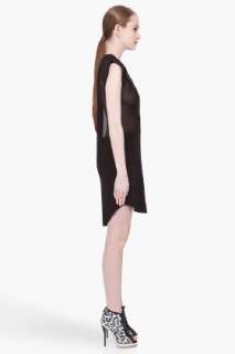 By Alexander Wang Black Paneled Silk Dress for women  