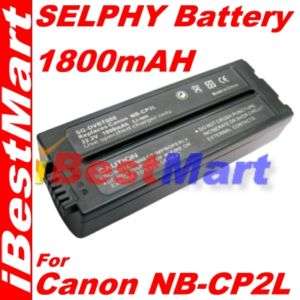 Battery For Canon NB CP2L Selphy Printer CP770 CP780  