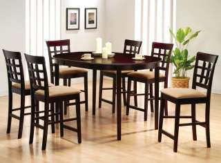 Piece Counter Pub Dining Set by Coaster 100208 100209