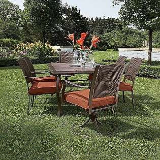 Garden Oasis Mojave 7 pc. Dining Set*  Outdoor Living Patio Furniture 