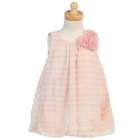 Lito Toddler Girls 3T Peach Ruffled Tulle Easter Spring Dress
