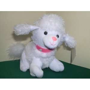  5 Soft White Poodle Toys & Games