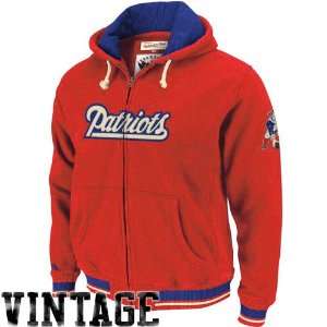Mitchell & Ness New England Patriots Red Standing Room Premium Full 