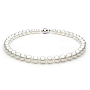   Available w/ 22 Inch   Solid White Gold Clasp Unique Pearl Jewelry