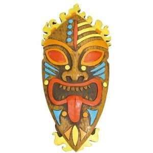 Tiki Short Mask   Cold Cast Resin   18.0 Height