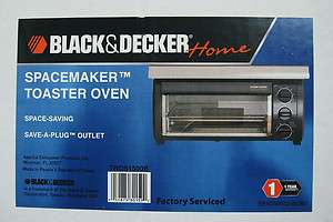 Black & Decker Spacemaker Toaster Oven Under Cabinet Saves Counter 