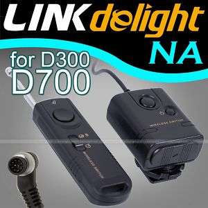 Wireless Remote 16chan fr Nikon D200 D300 as MC 30 R6F  