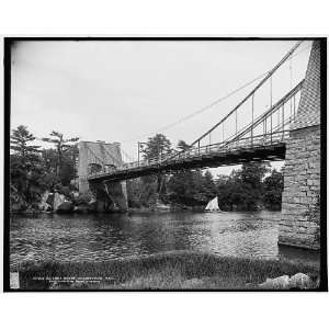   bridge,Newburyport,Mass.,first suspension bridge in America Home