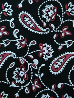 New Pattern Black Cotton Head Bandana Scarf Wrap t120  