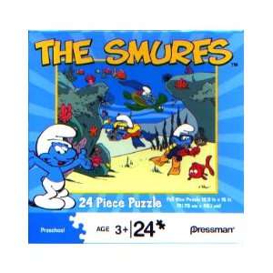   Smurfette & Smurfs Scuba Diving 24 Piece Jigsaw Puzzle Toys & Games