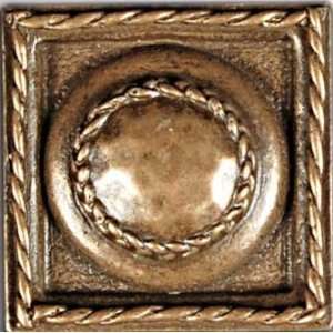  Metal Style 2 x 2 Rope Dome Insert Bronze