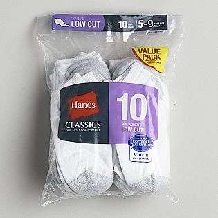 Womens Socks Low Cut  Hanes Clothing Intimates Socks & Hosiery 