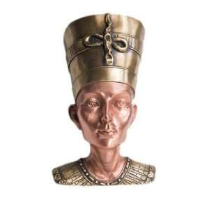   Bronze Finish Queen of Egypt Statue, 16 inches H