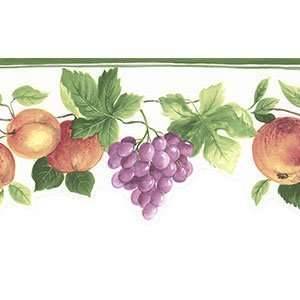 Fruit Vines Die Cut Wallpaper Border in Kitchen Concepts 2