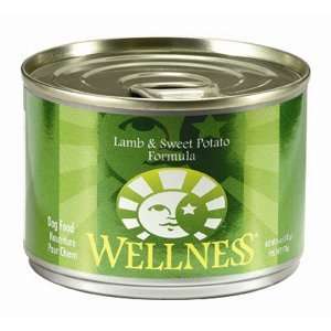  Wellness Lamb & Sweet Potato Dog Food, 6 oz   24 Pack Pet 