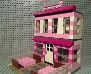LEGO PINK CAFE w/ CHEF City Town Diner Food Female Girl  