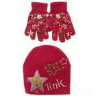 e4Hats Tinkerbell Knit Hat and Glove Set Purple