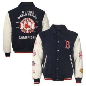  Boston Red Sox Black Youth Champions Pleather & Wool 