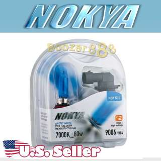NOK7210   NOKYA ARCTIC WHITE 9006 HB4 80 WATT 7000K Head Light Bulb 
