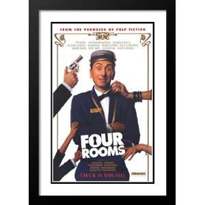  Four Rooms 32x45 Framed and Double Matted Movie Poster 