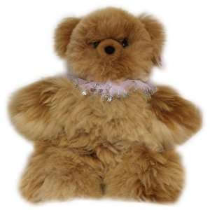  Alpaca Bear. Genuine Dark Colored Alpaca Teddy Bear With 