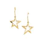 Katarina 14K Yellow Gold Star Dangle Earrings