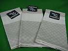 Lot of 3 NWT Cross Stitch Fabric Towels Cottage Check Charles Craft 