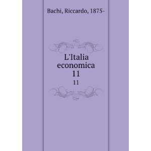  LItalia economica. 11 Riccardo, 1875  Bachi Books