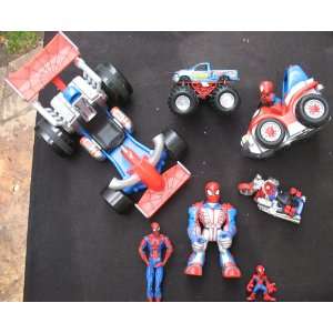   SPIDERMAN Items Rare Cars,4X4,Motorcycle,Baby Spiderman Everything