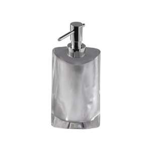 Gedy 4681 73 Silver Round Countertop Soap Dispenser 4681 73  