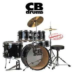  CB Drums 5 Piece Junior Drum Set, JRX55 PK Musical 