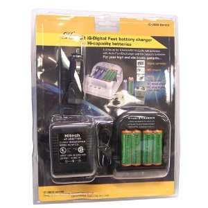  Hitech iQ Digital Fast Charger (with AC Adaptor and Car 