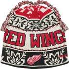 Reebok Detroit Red Wings Reebok Jacquard Pattern Tassel Cuffless Knit 