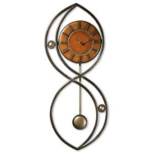   Uttermost Portola Wrought Iron 30 High Wall Clock