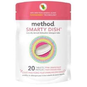  Method Smarty Dish Detergent   Pink Grapefruit   20 ct 