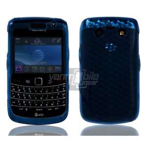  Blue Hard Gel Prism Design Case for BlackBerry Bold 9700 