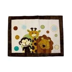  Nojo By Crown Craft Jungle Tales Rug Baby