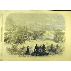 1869 Wimbledon Rifle Meeting Hussars Lancers Sham Fight  