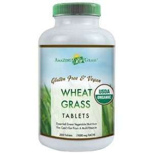  Amazing Grass Wheat Grass Tablets   200 count Health 