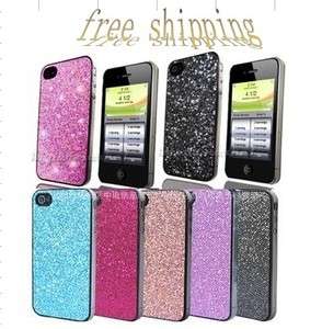 20x Bling Glitter Hard cell phone Case Cover For iPhone 4 4G 4S OS 